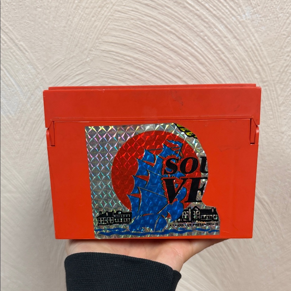 Bold and Vintage Orange Storage Box - Picture 7 of 10